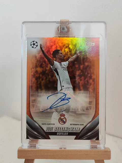 2023-24 Topps UEFA Club Competitions Real Madrid Jude Bellingham Orange Inferno 2023-24 Topps UEFA Club Competitions Real Madrid Jude Bellingham Orange Inferno