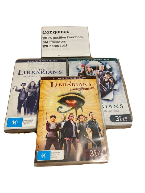 THE LIBRARIANS SERIES 1-3 DVD USA SERIES seasons One Two Three