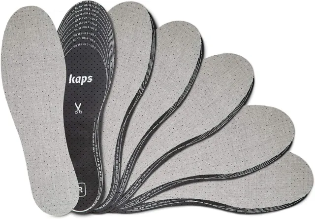 Kaps Ensemble de 6 paires de semelles anti-odeurs pour chaussures avec...