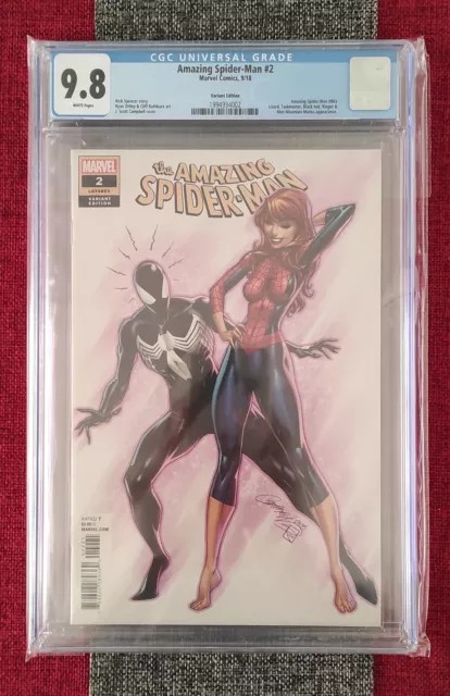 Amazing Spider-Man #2 J Scott Campbell Variant Signed CGC 9.8