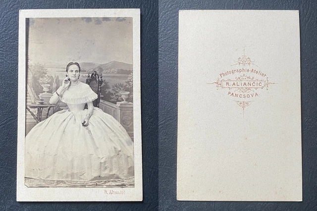 Tirage Albuminé Vintage - Officier Allemand - Haase, Berlin - 1865 - CDV - Original