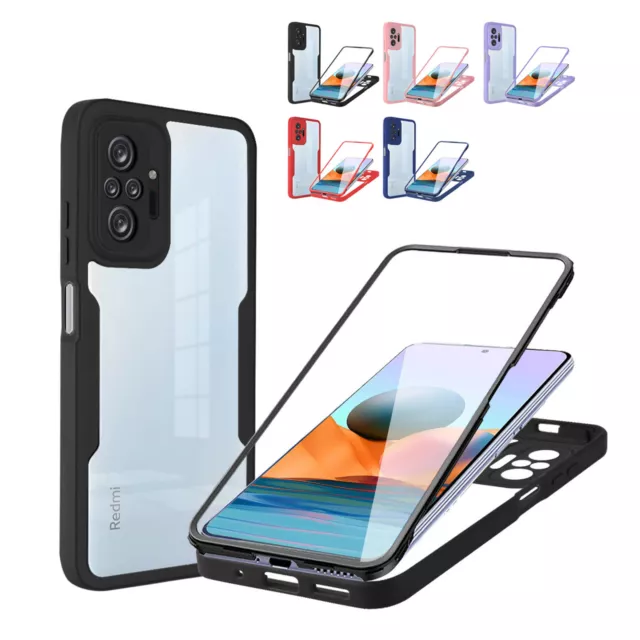 360° Degré Coque Xiaomi Redmi Note 10 Pro Protection Complète Intégré D'Écran