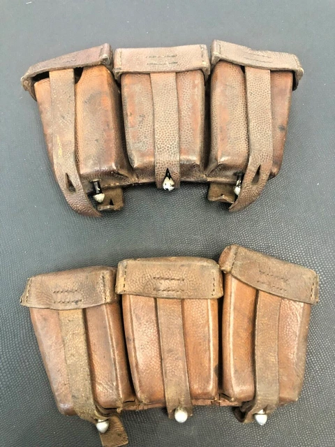 RARE GIBERNE LW-Luftwaffe (Wehrmacht) COLOR BROWN CUOIO MARCATISSIME