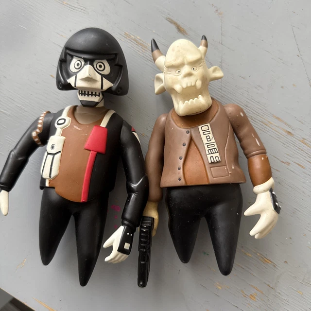 RARE BAPE A Bathing Ape Bape x Mo Wax UNKLE James vs Nigo Figure