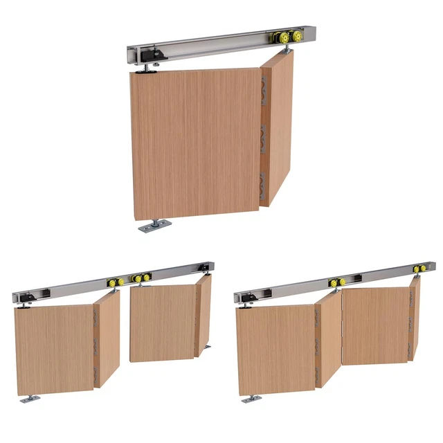 FOLDING DOOR TRACK Bifold Door System Set 12003000 mm 40/25 kg per