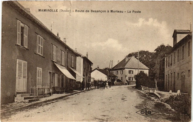 CPA MAMIROLLE - Route de BESANCON a MORTEAU - La Poste (366043)