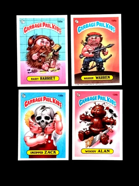 1986 Topps Series 4 Garbage Pail Kids  - A & B Single Cards ---"You Pick"