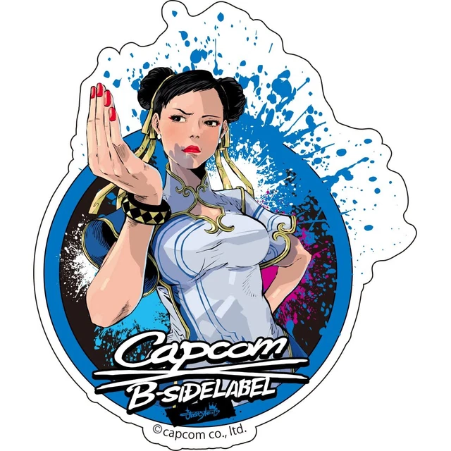 CAPCOM × B-SIDE Sticker STREET FIGHTER 6 CHUN-LI H80 × W65mm PET PVC CAPCOM × B-SIDE Sticker STREET FIGHTER 6 CHUN-LI H80 × W65mm PET PVC