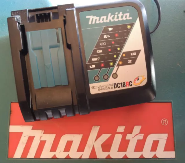 Chargeur Original Makita Rapide DC18RC DE 7,2 à 18V BL Séries 14,4V 18V BL1850