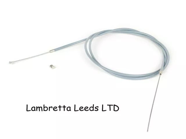 Lambretta Bgm Pro Grey Clutch Cable. Bgm Pro - Series 2 & 3 Gp-Dl-Li-Lis-Sx-Tv