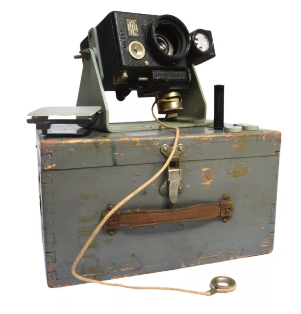 British Admiralty  Dial Recording Camera, circa 1950, Agilux 80mm f 3.5