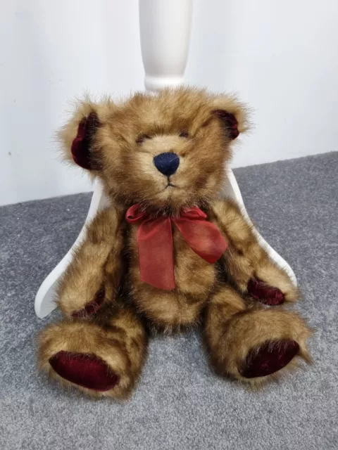 Medium size cuddly soft toy bear brown excellent condition 12 Inches