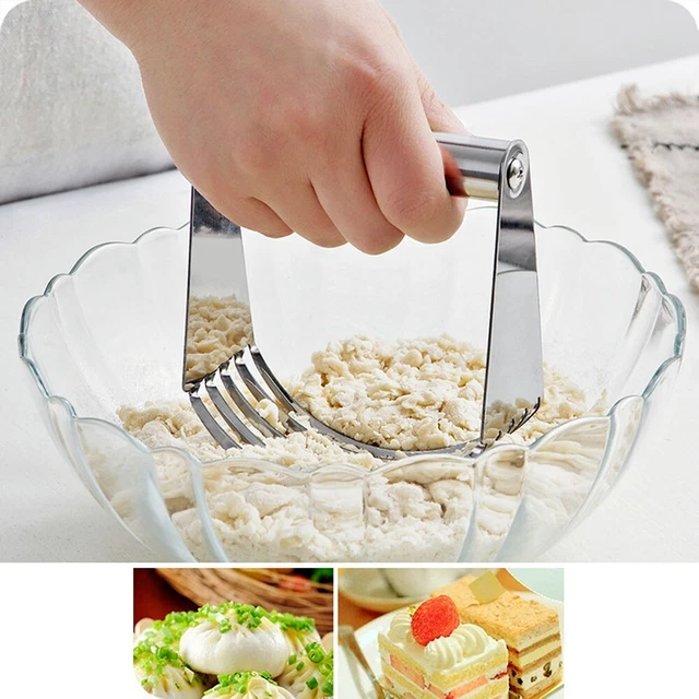 Miscelatore farina taglierina pasta in acciaio inox resistente con impugnatura morbida