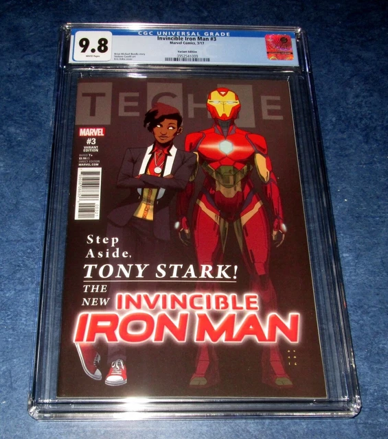 INVINCIBLE IRON MAN 3 KRIS ANKA variant CGC 9.8 RIRI WILLIAMS IRONHEART NM/M HTF