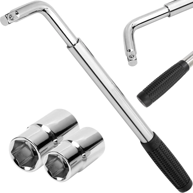 Radschlüssel Radmutterschlüssel Teleskop Schlüssel Radmuttern 17 19 21 23mm Reto