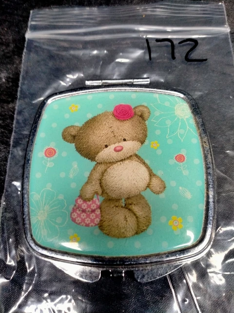 Vintage Me To You Bear Compact Handbag Mirror #0172 Great Condition