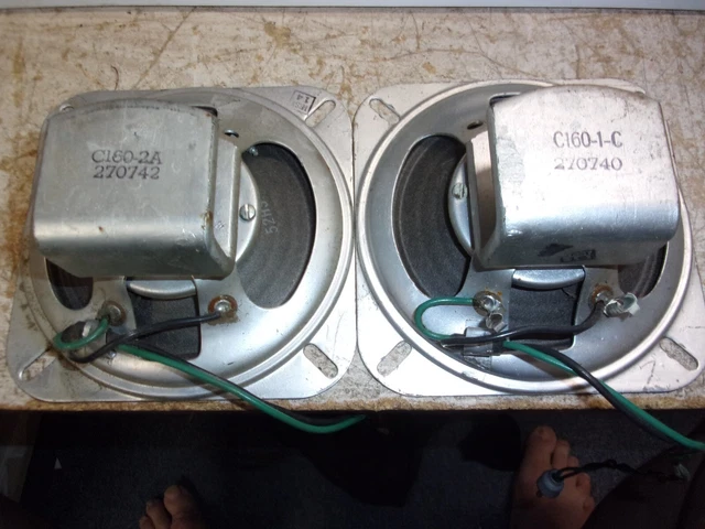 2 Vintage Quam Nichols 5" Alnico Speakers 2 Vintage Quam Nichols 5" Alnico Speakers