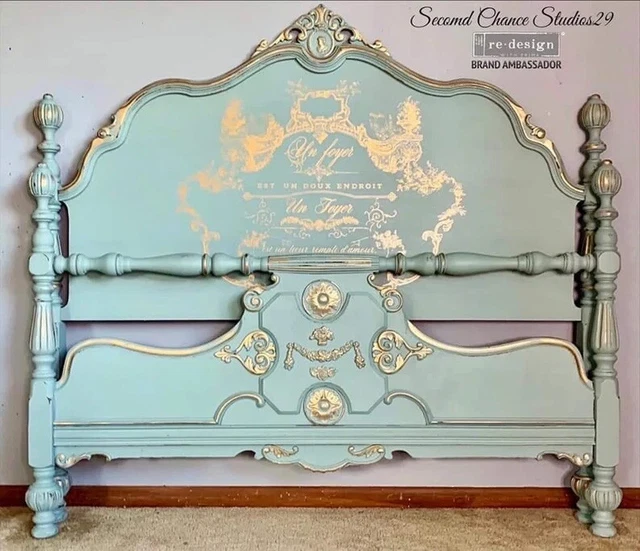 NUEVO EN PAQUETE - HERMOSO GUIÓN - Rediseño de la calcomanía de frotar muebles Prima Transfer