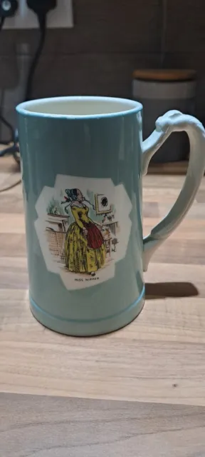 Vintage Bass Worthington By T.g.green Miss Nipper Drinking Mug Tankard