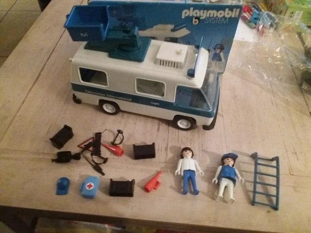 PLAYMOBIL vintage télévision TVI camion régie