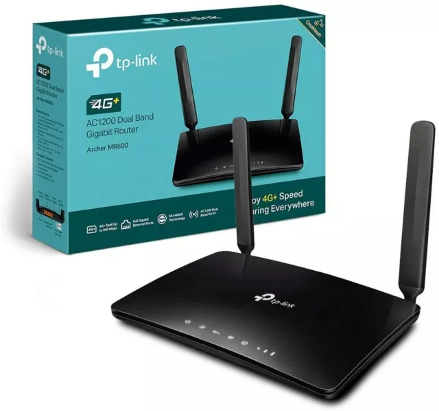 TP-Link Archer MR600 Router 4G Cat6 300Mbps Wi-Fi AC1200 Dual Band Micro Sim