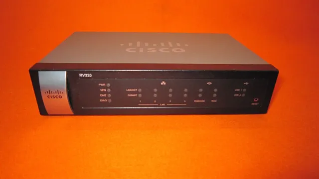 Cisco RV320 RV320-K9-G5 Gigabit Dual WAN VPN Router