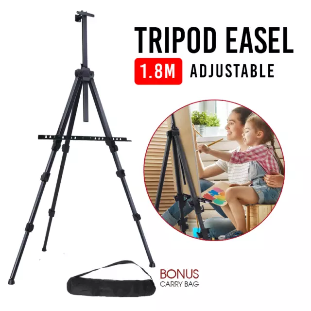 1.8m Adjustable Stand Tripod Easel Display Drawing Board Artist Sketch Painting