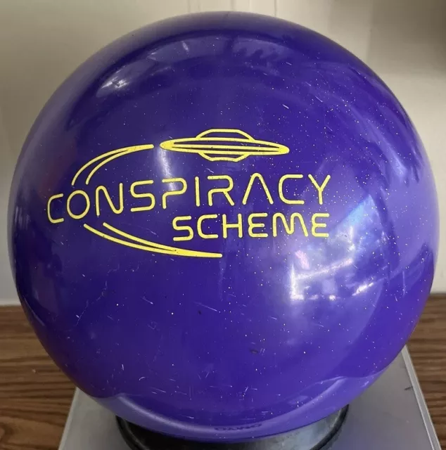 USED RADICAL CONSPIRACY Scheme Solid Reactive Bowling Ball, Purple ...