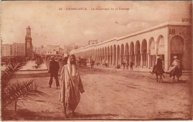 CPA AK CASABLANCA comic book 4e Zouaves MOROC (22956)