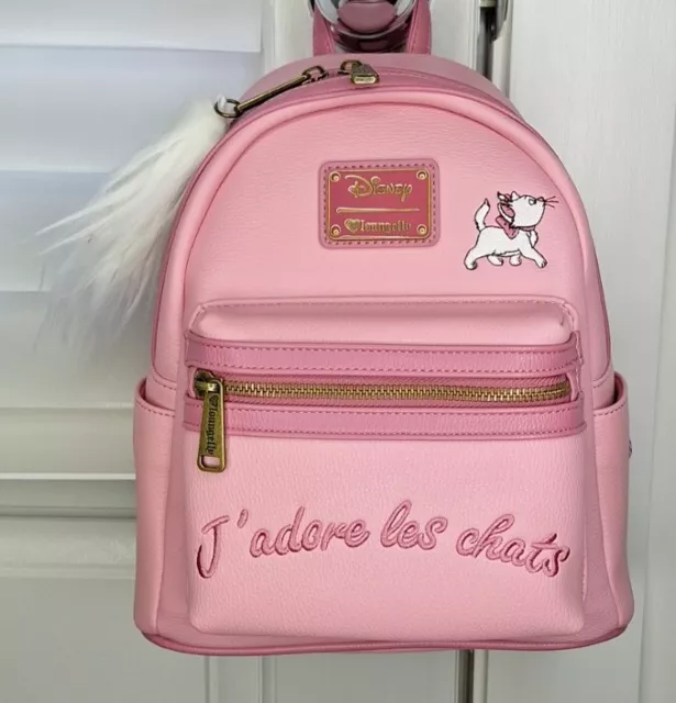 RARE! NEW WITH TAGS! Loungefly Disney Aristocats Marie Les Chats Mini Backpack!