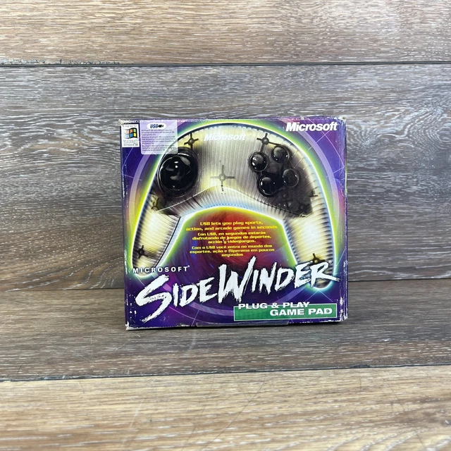 MICROSOFT SIDEWINDER C8400004 USB Plug & Play Game Pad Controller For