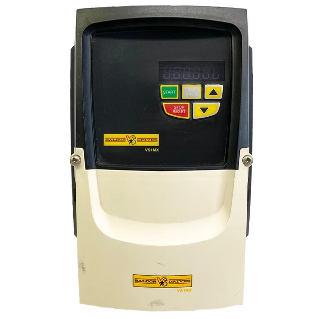Baldor Drives VS1MX11-4 Drive VFD .75kW 1HP 110-115V 16A 3 Phase USA Seller