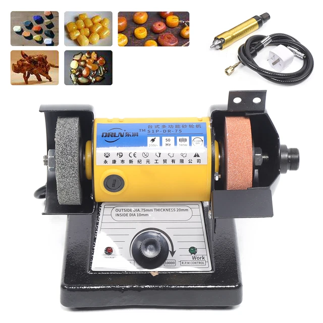 JEWELRY ROCK POLISHING Buffer Machine Bench Lathe & Sander Polisher