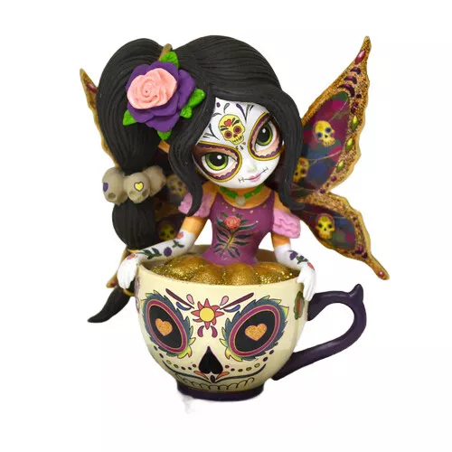 Hamilton Jasmine Becket-Griffith Calming Camila Sugar Skull Fairy Figurine #3 Hamilton Jasmine Becket-Griffith Calming Camila Sugar Skull Fairy Figurine #3