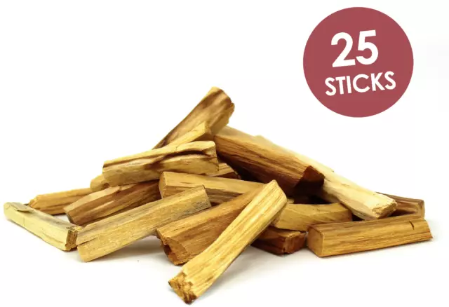 Palo Santo räucherholz 25 holz räucherstäbchen Natürlich aus Ecuador 80g 5 cm