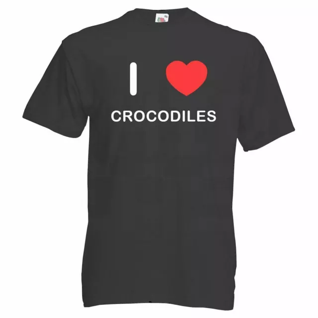 I Love Coccodriles - T-Shirt