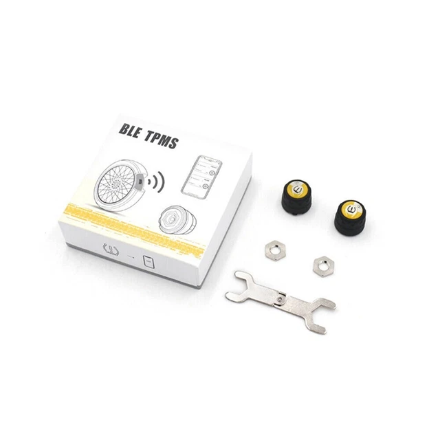 Système De Surveillance Pression Pneus Moto OBEST TPMS - 2 Capteurs Externes - Écran LCD - Alarme - USB