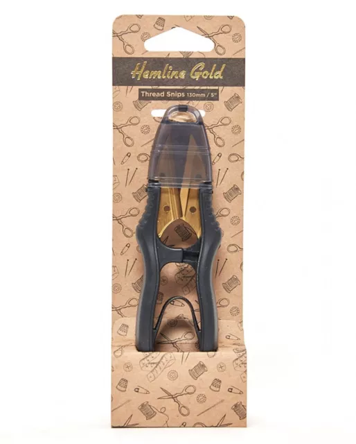 Cortes de hilo Hemline dorados de 5 pulgadas