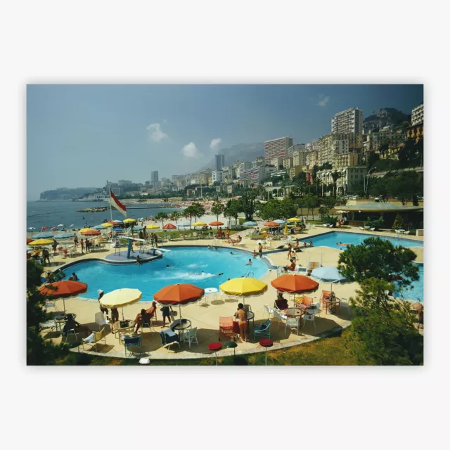 Monte Carlo Beach Club (Matte or Gloss Poster/Print)