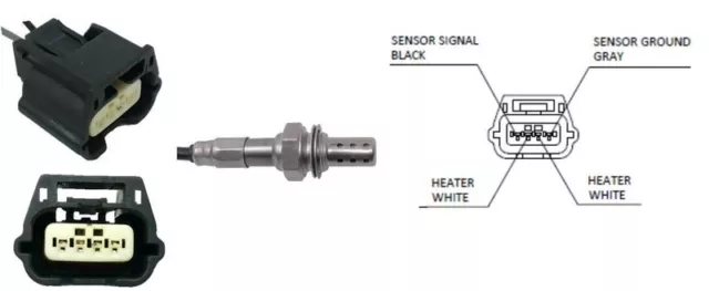 Fuel Parts Post Cat Lambda Sensor for Nissan Note 1.2 August 2013 to April 2018