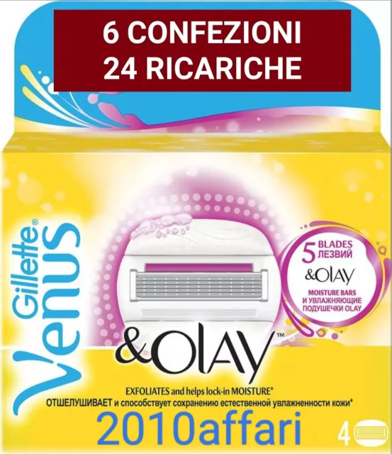 Gillette Venus & Olay 5 Lames pour Femmes - 24 Recharges