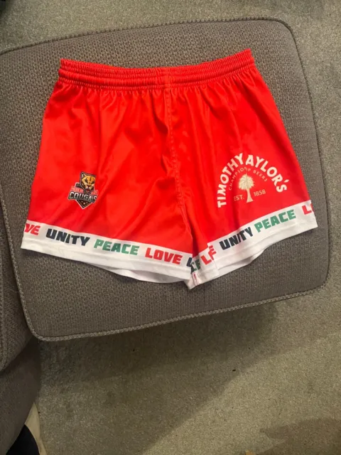 Keighley Cougars Match Shorts - 2023 RED HOME Player Issue / New in Packet
