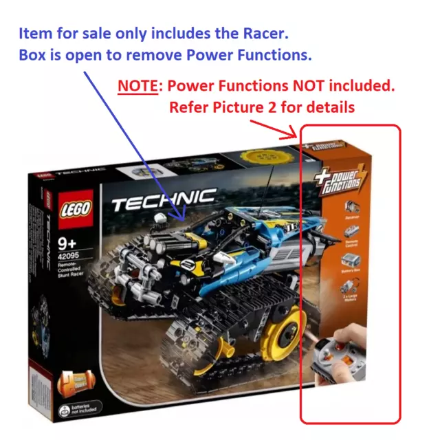 LEGO 42095 Technic RC Stunt Racer - NEW [REMOVED POWER FUNCTIONS]