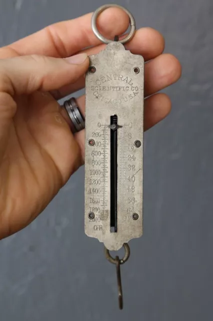 Antique Vintage Central Scientific Co Metal Balance Scale Mail Post office Old
