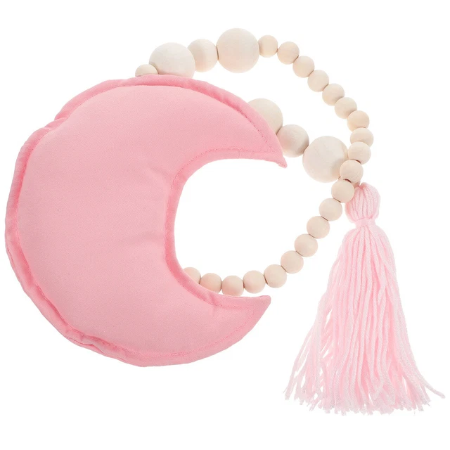 Moon Tassel Beads Kids Room Decor Moon Hanging Decor Ornaments