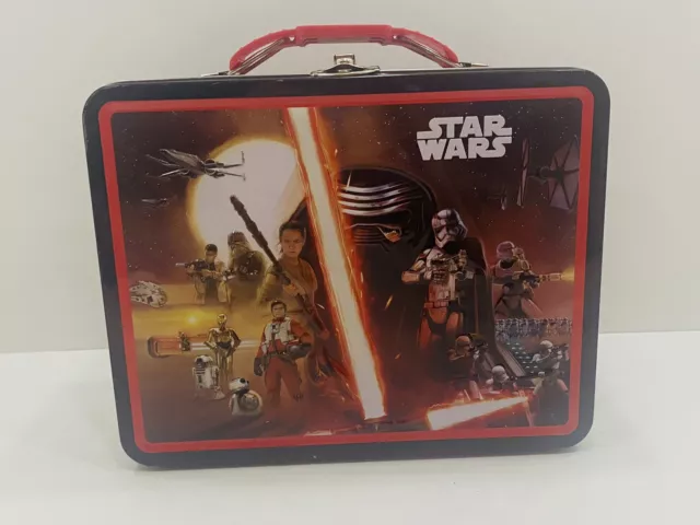 Star Wars The Force Awakens Tin Lunch Box Carry Case Collectible