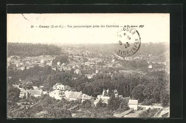 CPA Orsay, Vue panoramique prise des Carrières 1923
