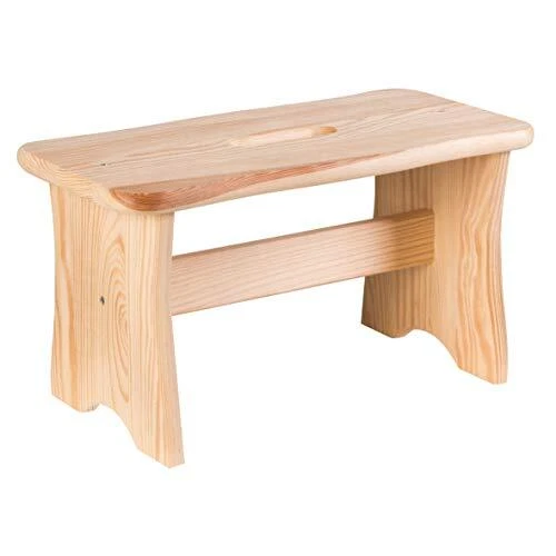 axentia Repose-pied en bois 40 x 20 x 22 cm - Marchepied en bois - Tabouret