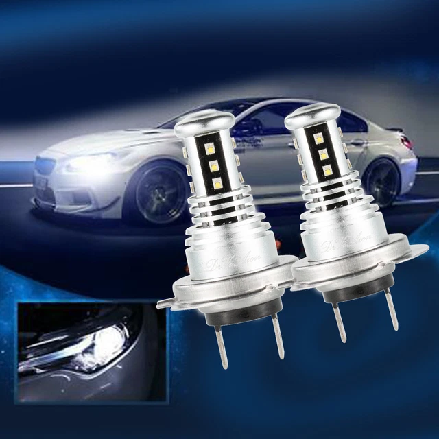 H7 LED Headlight 6000K 2000W 300000LM Low Beam bulbs High Power F15