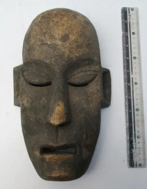 SPOOKY OLD Yao Mien Hill Tribe Teak Shaman Exorcism Mask